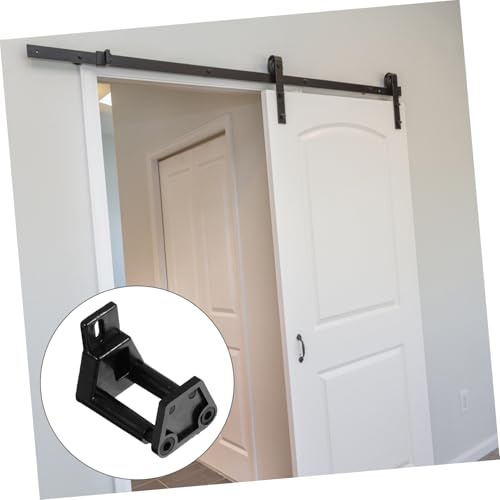 ORFOFE Schiebetür Bodenlaufschiene Türstopper Einstellbar für Schrank und Scheunentüren Verhindert Schwanken Kompatibel mit Nut Nicht nut Türen Für Ausrichtung und Stabilität von ORFOFE