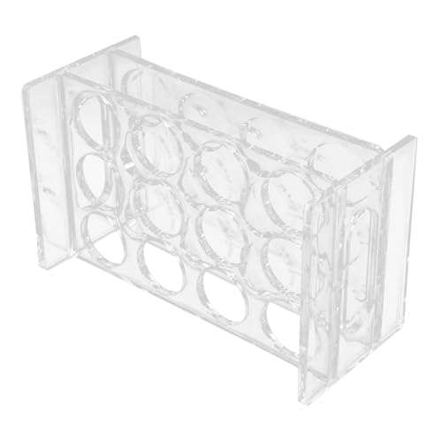 ORFOFE Schnapsglashalter Rund Transparent Reihig Fach Ständer Liquor Cup Display Bar Zubehör Robust Langlebig für Private Bar Küche Pool ORFOFE Schnapsglashalter Rund Transparent Reihig Fach Ständer Liquor Cup Display Bar Zubehör Robust Langlebig für Private Bar Küche Pool von ORFOFE