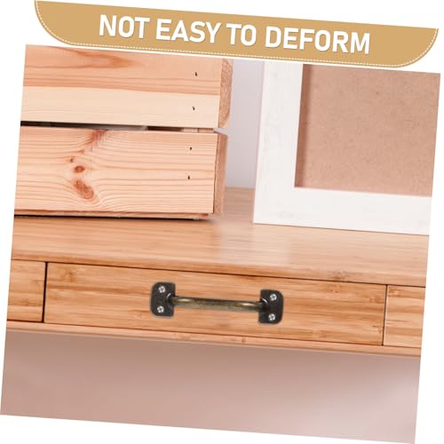 ORFOFE Schrankgriff aus Zinklegierung Robust und Rostfrei Einfacher Einbau Geeignet für Schränke Kleiderschränke Vintage-bogen-design Lochabstand Bronzefarben Vielseitig von ORFOFE