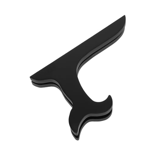 ORFOFE Schwarzer Ständer Stabiler Tellerständer für Bilderrahmen Verstellbarer Display halter für Teller und Dekoration Einfacher Aufbau Modernes Design für Küche und Zuhause von ORFOFE