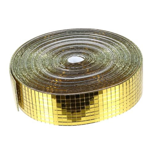 ORFOFE Selbstklebende Quadratische Glasmosaikfliesen Wasserdichte Spiegel Mosaiksteine für DIY Wanddeko Geeignet für Küche Bad Schlafzimmer Kreative Bastelprojekte von ORFOFE