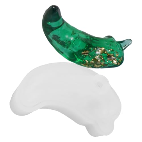 ORFOFE Silikonform Chili DIY Flexible Transparente Gießform für Epoxidharz Silikon Gießform für Handgemachte Dekoration Chili form für Kreative Bastelarbeiten von ORFOFE