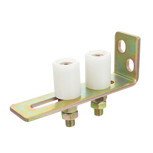 ORFOFE Slide Gate Guide Roller mit Pfosten Halterung Langlebige und Nylonrollen Verschleißfest Wartungsarm für Gartenzäune und Elektrische Schiebetore Passend für Verschiedene von ORFOFE