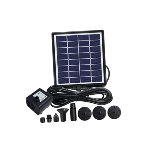 ORFOFE Solar Betriebene Miniatur Gartenbrunnen Pumpe Schwimmender Outdoor Wasserspiel Bausatz Umweltfreundliche Teichpumpe für Vogelbad Fischteich Wasserzirkulation und Sauerstoffzufuhr von ORFOFE