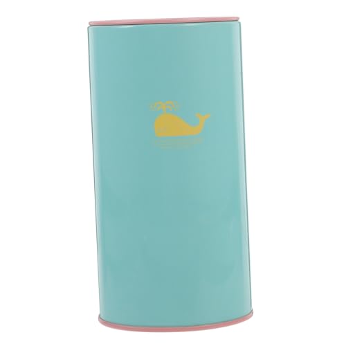 ORFOFE Spardose aus Gusseisen Einzigartiger Cartoon Münzbehälter Stabile Metall Geldkassette mit Praktischem Deckel Dekoratives Sparschwein für Kinderzimmer und Partygeschenk von ORFOFE