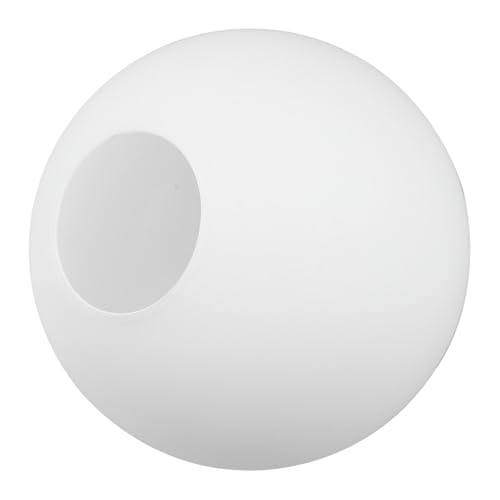 ORFOFE Sphärischer Lampenschirm aus Mattiertem Glas Ø Langlebige Glas-lichtabdeckung Ersatz für Pendelleuchte Milchig-weißer Lampenaufsatz mit Mittlerem von ORFOFE