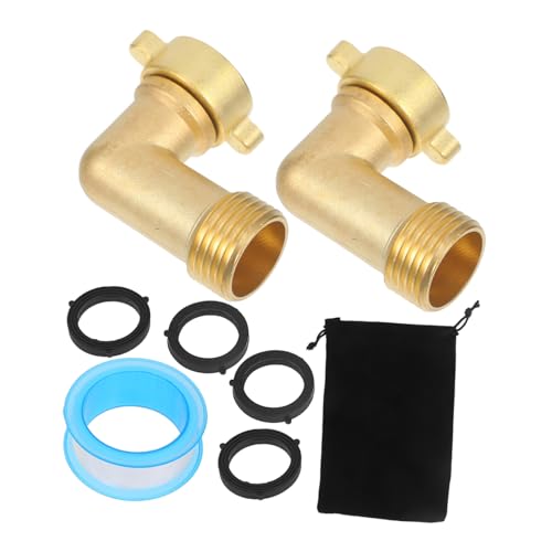 ORFOFE Teiliges Messing Schlauchkupplung Robuster Wasserhahn Adapter Gewindeadapter Dichtes Anschlusssystem Geeignet für Waschmaschine Spülmaschine und Gartenwasserhähne ORFOFE Teiliges Messing Schlauchkupplung Robuster Wasserhahn Adapter Gewindeadapter Dichtes Anschlusssystem Geeignet für Waschmaschine Spülmaschine und Gartenwasserhähne von ORFOFE