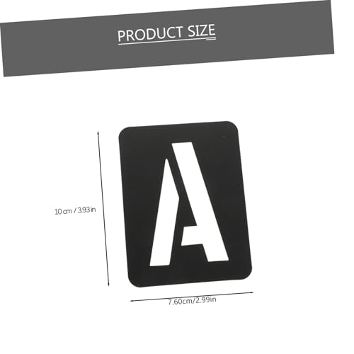 ORFOFE Teiliges Schablonen Schwarzem PP Wiederverwendbare Zahlen Buchstaben stencils Waschbare Malvorlagen für DIY Wand Möbeldekoration Langlebig und Flexibel für Acrylmalerei und ORFOFE Teiliges Schablonen Schwarzem PP Wiederverwendbare Zahlen Buchstaben stencils Waschbare Malvorlagen für DIY Wand Möbeldekoration Langlebig und Flexibel für Acrylmalerei und von ORFOFE