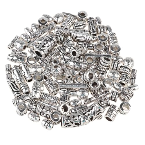 ORFOFE Tibetische Silberperlen für Schmuckherstellung Langlebige DIY Schmuckperlen für Armbänder Halsketten Ohrringe Geeignet für Erwachsene von ORFOFE