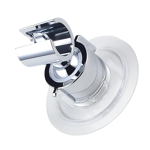 ORFOFE Transparenter Verstellbarer Duschkopfhalter ohne Bohren Selbstklebende Wandhalterung für Handbrause Langlebiger Rostfreier Shower Head Bracket Einfach zu Montieren Badezimmer von ORFOFE