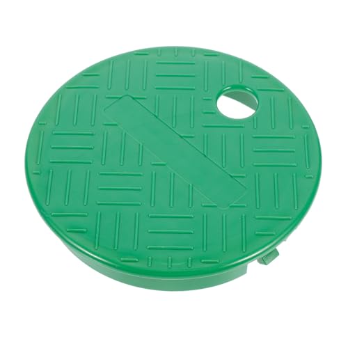 ORFOFE Ventilkasten Deckel Ersatz für Sprinkler Ventilbox Bewässerungssystem Robustes Grün Gestaltetes Abdeckungszubehör Einfache Schutz für Tropfrohr Verteiler und Ventile von ORFOFE