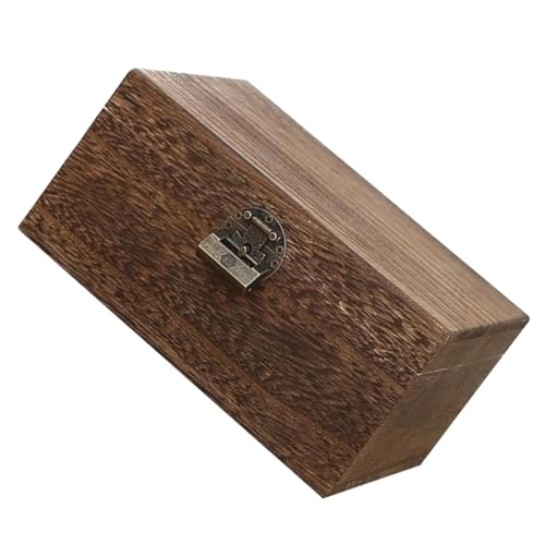 ORFOFE Vintage Holz Schmuckkasten mit Schloss Retro Aufbewahrungsbox für Schmuck und Dokumente Kleine Stabile Holzbox zur Tischdekoration und Praktischen Organisation ORFOFE Vintage Holz Schmuckkasten mit Schloss Retro Aufbewahrungsbox für Schmuck und Dokumente Kleine Stabile Holzbox zur Tischdekoration und Praktischen Organisation von ORFOFE