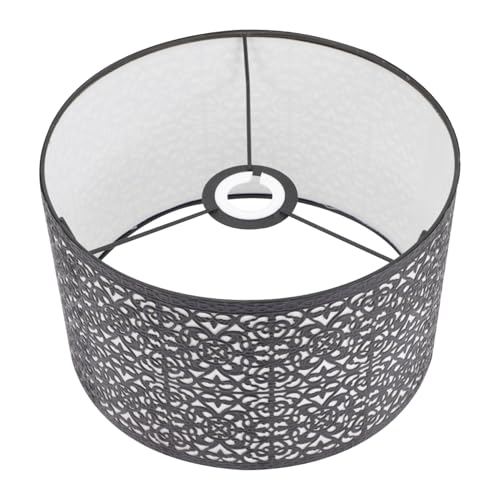 ORFOFE Vintage Metall Lampenschirm Robuster Eisen Lamp Shade Cover Hohles Design Staubschutz für Schreibtischlampe Nachttischlampe Wohnzimmer Beleuchtung von ORFOFE