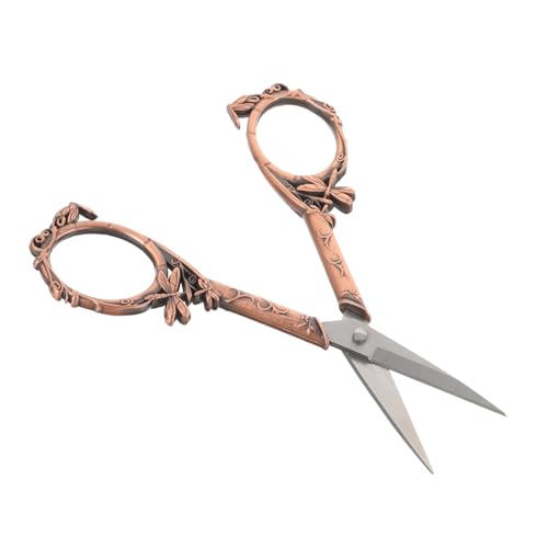 ORFOFE Vintage Stickschere aus Edelstahl Scharfe Kleine Nähschere für Präzises Schneiden von Garn und Ergonomischer Griff für Komfortable Handhabung für Handarbeiten und DIY projekte von ORFOFE