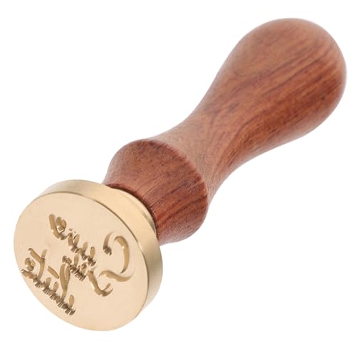 ORFOFE Vintage Wachssiegel Stempel mit Holzgriff und Messingkopf Retro Siegelwachs für Einladungen Geschenkverpackung und DIY Bastelprojekte Schnell Trocknend Einfache Anwendung für ORFOFE Vintage Wachssiegel Stempel mit Holzgriff und Messingkopf Retro Siegelwachs für Einladungen Geschenkverpackung und DIY Bastelprojekte Schnell Trocknend Einfache Anwendung für von ORFOFE