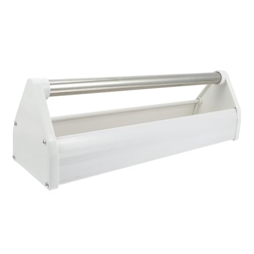 ORFOFE Vogel Futtertrog Weiß Kunststoff Futterstation für Tauben und Kleintiere Spritzgeschützt Langlebig Verschüttungssicher Geeignet für Vogelfutter und Wasser Mehrere Tiere von ORFOFE