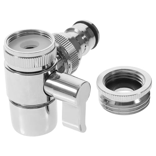 ORFOFE Wasserhahn Verteiler Adapter für Waschmaschine und Geschirrspüler Drehbarer Anschluss Robustes Material Kompatibel mit Küchenspüle und Gartenschlauch Einfache Montage von ORFOFE