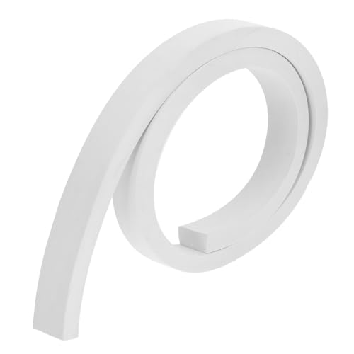 ORFOFE Witterungsbeständiger Silikon schaum dichtungsstreifen Weiß Stoßdämpfend Kälte Hitzebeständig Fenstergummi Abdichtung für Fenster Klimaanlagen und Isolierung von ORFOFE