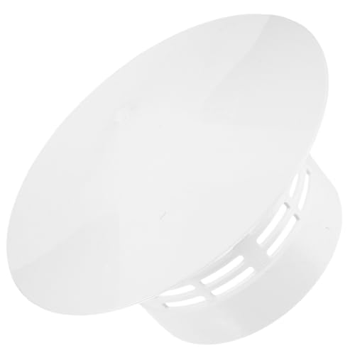ORFOFE wasserdichte PVC Regenkappe Schornsteinschutz Pilzform mit Windschutz Dach Kamin Abdeckung für Rauchrohr Belüftung Langlebig und Einfache Installation von ORFOFE