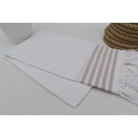 Peshtemal Handtuch Truthahnhandtuch Braun Gestreift Geschenktuch Home Geschirrtuch 40x70 Fouta Badetuch Bll-Mrnblksrt von ORGANICTURKISHTOWEL