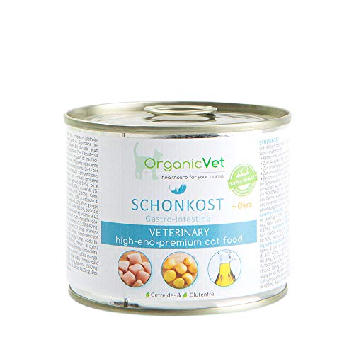 OrganicVet Katze Nassfutter Veterinary Schonkost, 6er Pack (6 x 200 g) von OrganicVet