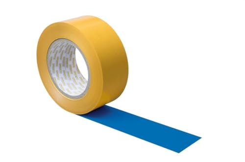 ORGATEX Bodenmarkierungsband LongLife | selbstklebendes PVC Klebeband | Sicherheitsmarkierung Boden für Lager & Verkehrswege I Industrie Bodenmarkierung | 50mm x 50m Rolle | Klebeband Dunkelblau von ORGATEX