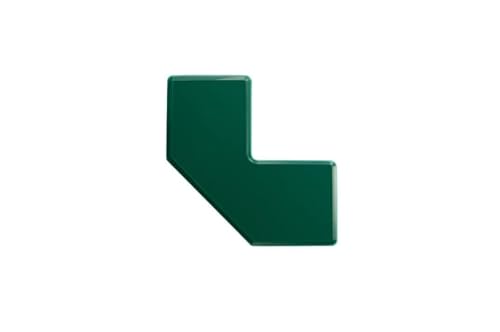 ORGATEX L-Winkel LongLife HD PVC Bodenmarkierung | Besonders robuste Stellplatzmarkierung Lager | Hochwertiges Bodenmarkierungsband selbstklebend | 50mm, 100 x 100mm (LxB) | 20 Stück, Grün von ORGATEX