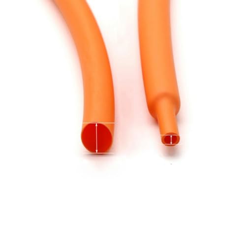 1M Orange Durchmesser 1 2 3 4 5 6 7 8 9 10 12 14 16 20 25 30 40 50 mm Schrumpfschlauch 2:1 Polyolefin Thermokabelhülse isoliert-Orange-20 mm x 1 Meter von ORGEFY