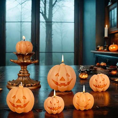 Kürbis-Geister-Silikonform, Kürbis-Silikon-Kerzenformen, Halloween-Harz-Silikonform, wiederverwendbar für selbstgemachte Kerzen, Wachs, Harz, Gyspum, Basteln, Heimdekoration, Halloween Kürbis-Geister-Silikonform, Kürbis-Silikon-Kerzenformen, Halloween-Harz-Silikonform, wiederverwendbar für selbstgemachte Kerzen, Wachs, Harz, Gyspum, Basteln, Heimdekoration, Halloween von ORGSUMMER