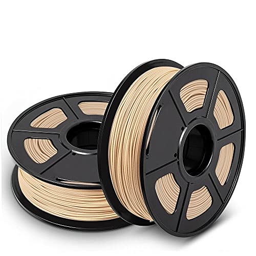 3D-Drucker-Filament Transparentes PLA, 2 Rollen/Set 3D-Druckerfilament, Niedertemperatur-Holzmaterial for 3D-Drucker, PLA-Holzfarbfilament 3D-Drucker-Filament Transparentes PLA, 2 Rollen/Set 3D-Druckerfilament, Niedertemperatur-Holzmaterial for 3D-Drucker, PLA-Holzfarbfilament von ORICALCHASM