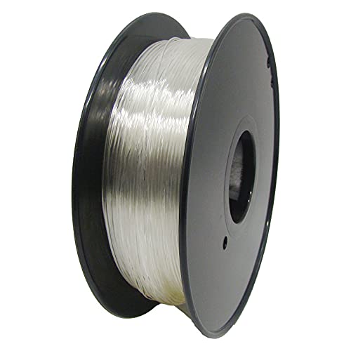 3D-Drucker-Filament Transparentes PLA, 3D-Druckerfilament, flexibel, TPU, 1,75 mm, 0,8 kg, 3D-Kunststoff, Verbrauchsmaterial for 3D-Drucker, 200 x 200 x 65 mm(Transparent) von ORICALCHASM