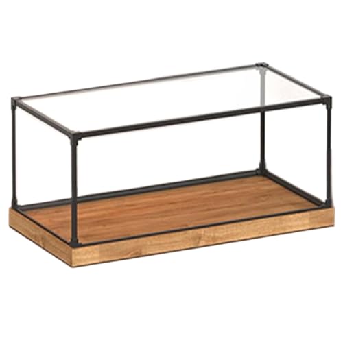 Acryl-Vitrine Box, Acryl-Metall-Holz-Vitrine klar mehrere Größen for Sammlerstücke Home Hochzeit Lagerung(20x20x30cm) von ORICALCHASM
