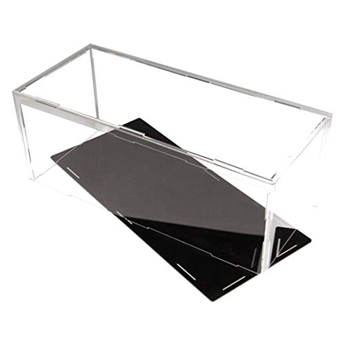 Acryl-Vitrine Box, Acryl-Vitrine mit schwarzem Sockel, mehrfarbig, mehrere Größen for Sammlerstücke und Modelle(26.4x16.4x26.6CM) von ORICALCHASM