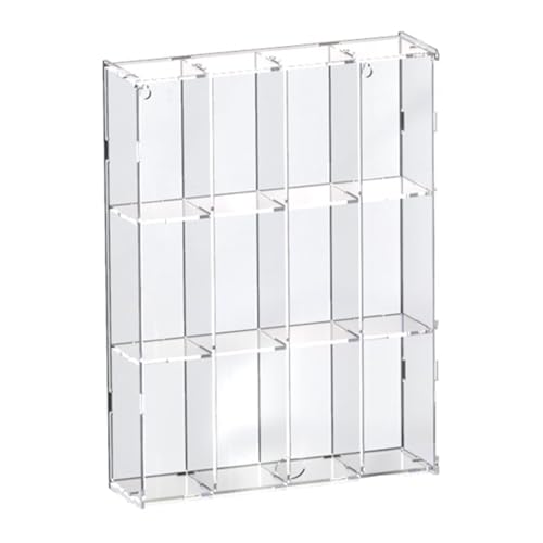 Acryl-Vitrine Box, Klare Acryl-Vitrine 12-72 Grid Display Vitrinen Mehrere Größen for Figuren Modelle Sammlerstücke Organizer(Clear,25.5x7.5x34.2CM) von ORICALCHASM
