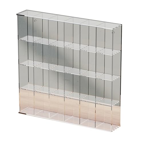 Acryl-Vitrine Box, Klare Acryl-Vitrine 12-72 Grid Display Vitrinen Mehrere Größen for Figuren Modelle Sammlerstücke Organizer(Clear,47x9x46CM) von ORICALCHASM