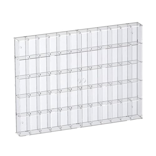 Acryl-Vitrine Box, Klare Acryl-Vitrine 12-72 Grid Display Vitrinen Mehrere Größen for Figuren Modelle Sammlerstücke Organizer(Clear,76x7.5x56.8CM) von ORICALCHASM