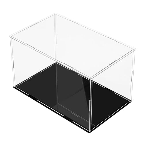Acryl-Vitrine Box, Klare Acryl-Vitrine for Sammlerstücke, Schmuck, Figuren, Modelle, Aufbewahrungswürfel for die Arbeitsplatte, mehrere Größen, Selbstmontage(30x30x30CM) von ORICALCHASM