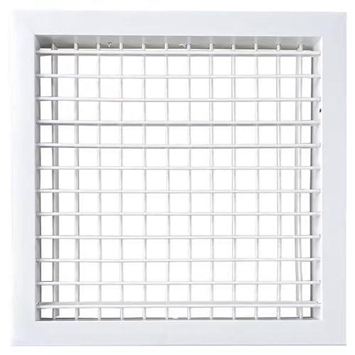 Air Vent Grille Cover, Alu-Lüftungsgitter-Abdeckung, 15 20 25 30 35 40 45 50 60 cm Vierkantgitterschutz mit verstellbarer Klinge(600 x 600 mm (23 5/8 x 23 5/8 in)) von ORICALCHASM