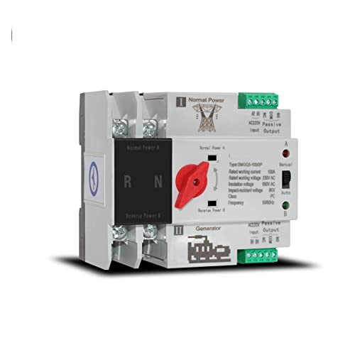 Automatischer Umschalter, ATS Dual Power 2P/3P/4P 100A Millisekunden-Schalten ohne Unterbrechung 35-mm-Schieneninstallation(3) von ORICALCHASM