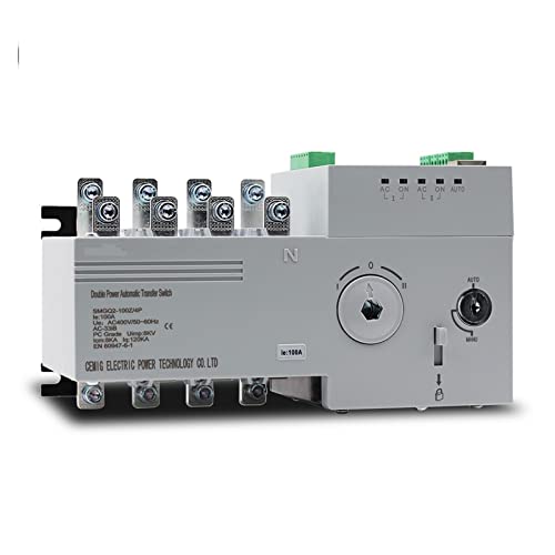 Automatischer Umschalter, Dual-Power ATS 4P 100A LCD Panel Fernsteuerung Spannungsüberwachung Stromversorgung(Controller Type) von ORICALCHASM