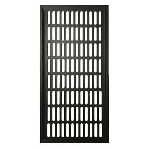 Lüftungsgitterabdeckung, Lüftungsgitter mit Lamellen, rechteckige Lamellengitterabdeckung for Kleiderschrank, Schuhschrank, 20 cm breit(200x800 mm) von ORICALCHASM
