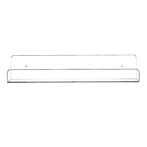 ORICALCHASM Acryl-Wandregale, 15 Zoll unsichtbare schwebende Bücherregale aus Acryl, 5 mm Dicker von ORICALCHASM