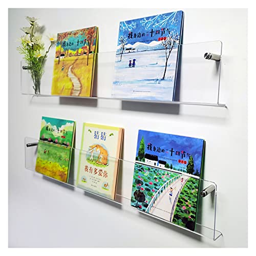 ORICALCHASM Acryl-Wandregale, 2er-Pack Acryl-Wandregale for Aufhängen von Zeitschriften, Display-Organizer von ORICALCHASM