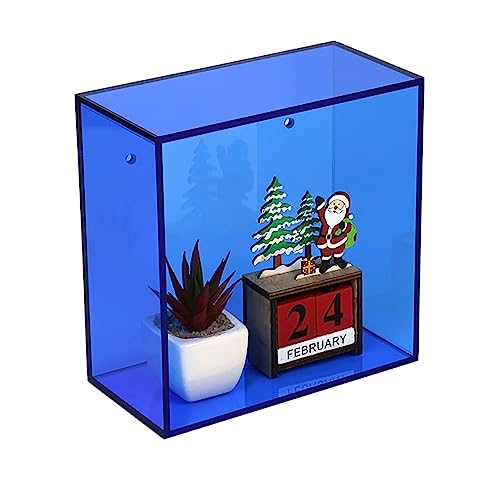 ORICALCHASM Acryl-Wandregale, Shop Decor Wandregal, Kleiner Wand-Organizer(Dark Blue) von ORICALCHASM