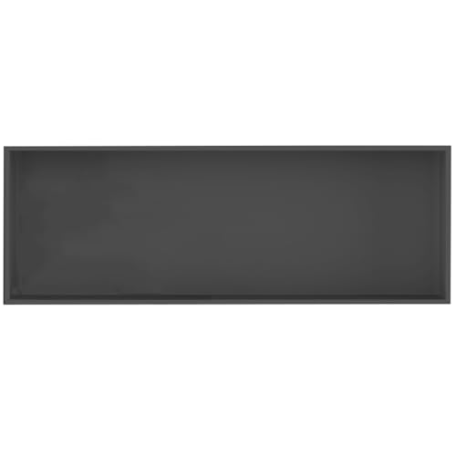 ORICALCHASM Badezimmer-Wandablage, Edelstahl Badezimmer Einbau Nischen Fliesenfreies Lagerregal Multicolor(Grey,62x32x12.5cm) von ORICALCHASM