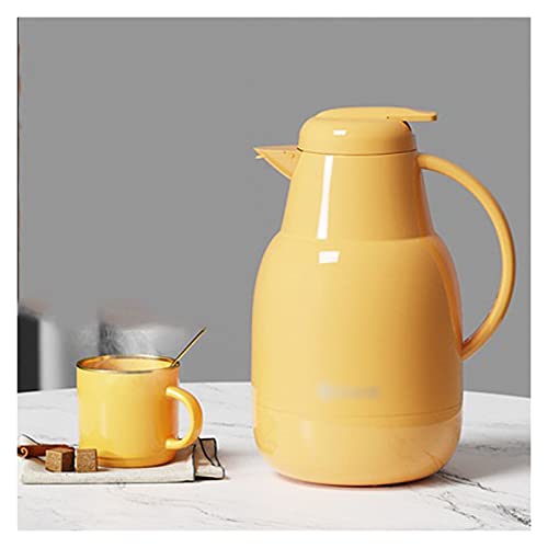 Thermische Kaffee-Karaffe, 1500ml Haushaltsglas-Innenkessel Tee-Kaffee zubereiten Tragbarer Reise-Warmhalte-Smart-Wasserkessel von ORICALCHASM