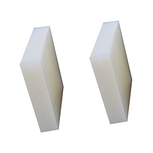 Tonerde-Keramik-Rohr, Silikonkautschukplatte, weiß, rutschfeste Matte, hohe Temperatur(100mmx100mmx30mm 2pcs) von ORICALCHASM
