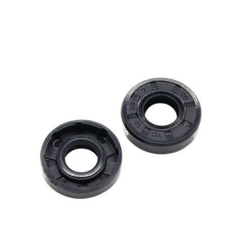 Universal-Öldichtung, 10 Stück in einer Packung, ID 7 mm NBR-Skelett-Öldichtung aus Nitrilkautschuk, Wellendichtring, 7 x 14 x 15 x 16 x 17 x 18 x 19 x 20 x 22 x 4 x 5 x 6 x 7 x 8(7x22x6) von ORICALCHASM