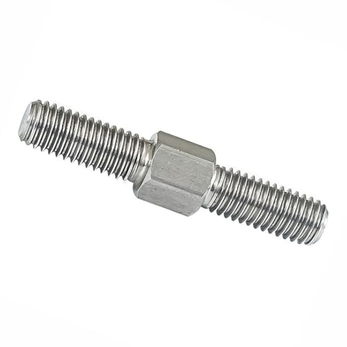 Wendeschraube mit Innengewinde, Schraubenhub M8 1,25 mm Hub Doppelseitiges Gewinde Edelstahlschrauben 304 Links Rechtsgewinde Doppelseitiges Gewinde Stab Bolzen Wellenmutter (M8 x 50mm1pcs) von ORICALCHASM