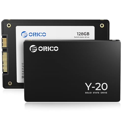 ORICO 128G SSD SATA III 6Gb/s, 2.5“ Interne Solid State Festplatte, bis zu 500MB/s, Kompatibel mit Laptop und PC-Desktops-Y20 von ORICO